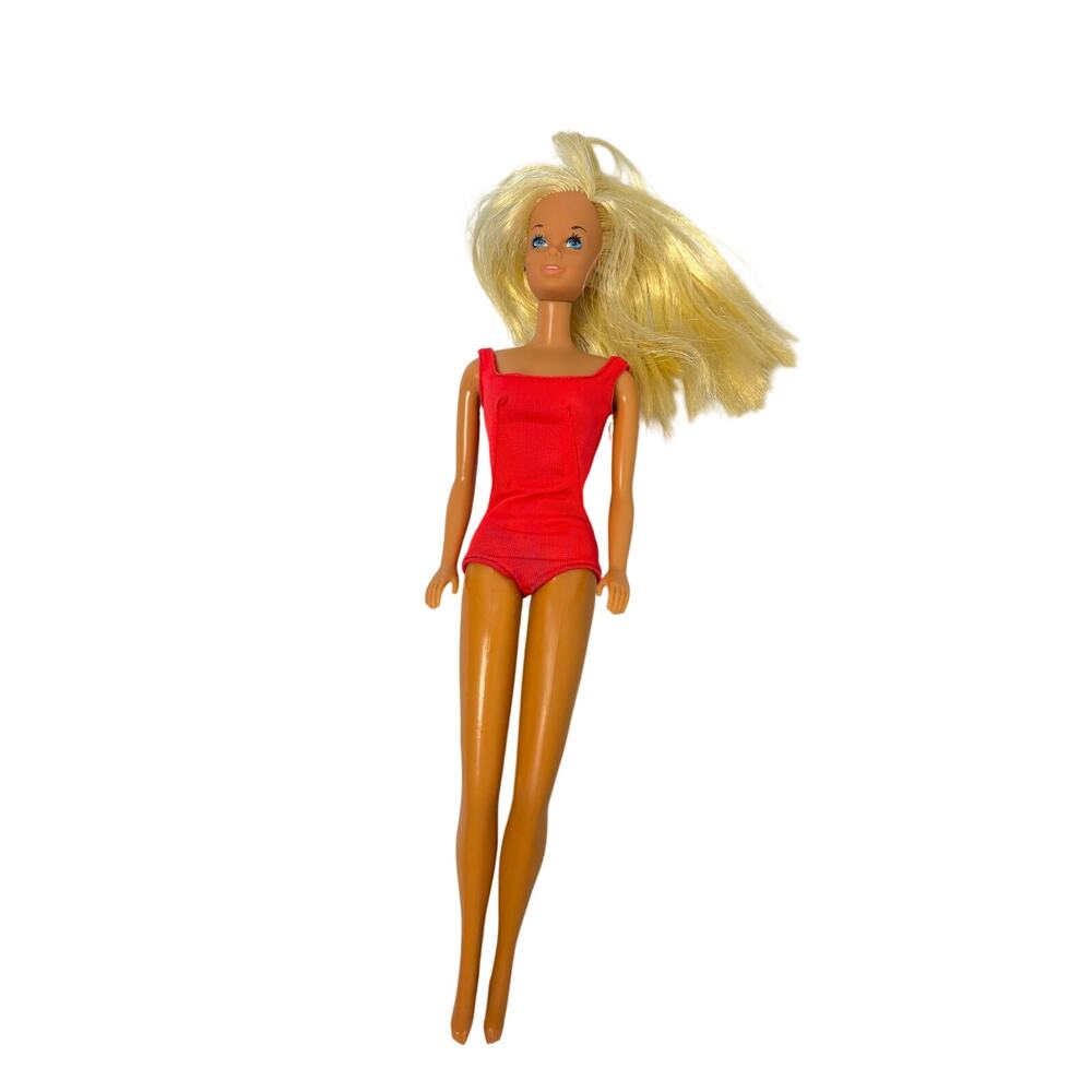 VTG Barbie Malibu Francie. 1966. original swimsuit. Made in Korea. vintage